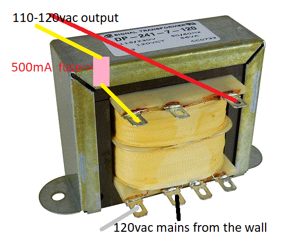 Transformer wiring
